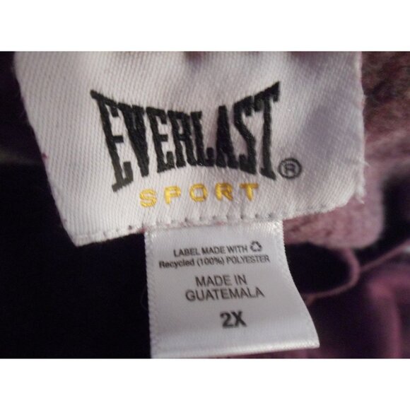 Purple Everlast Sport Solid Purple Crew neck Sweatshirt Size 2x - Picture 2 of 4
